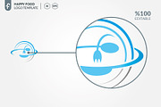 Happy Food Logo, a Branding & Logo Template by ft.studio (Thumbnail 3 of 4)