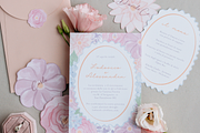 MARIE - Floral Wedding Invite, an Invitation Template by La(man)Sardina (Thumbnail 2 of 3)