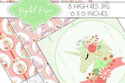 Unicorn digital paper, pattern soft, a Pattern Graphic by Personal Epiphany (Thumbnail 3 of 3)