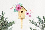 Watercolor Garden. Illustrations set, a Seasonal Illustration by iri-illustration (Thumbnail 5 of 8)