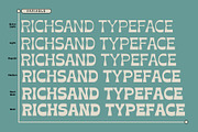 Richsand | Retro Psychedelic Font, a Sans Serif Font by Tiptop Graphic (Thumbnail 3 of 9)