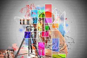 Collage Poster Art Photoshop Action