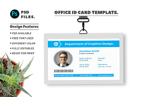 Office ID Card Template