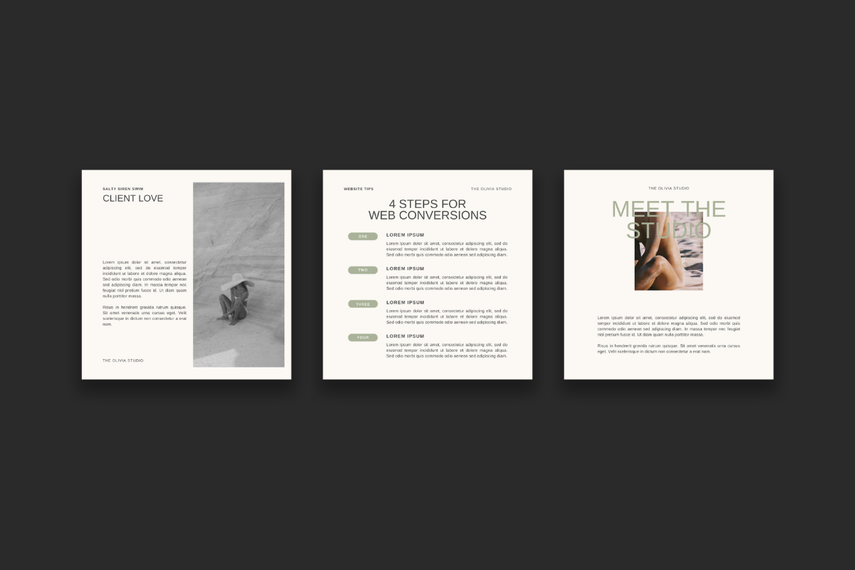 OLIVIA | Social Media Template, a Social Media Template by Luna Soul Design (Photo 5 of 10)