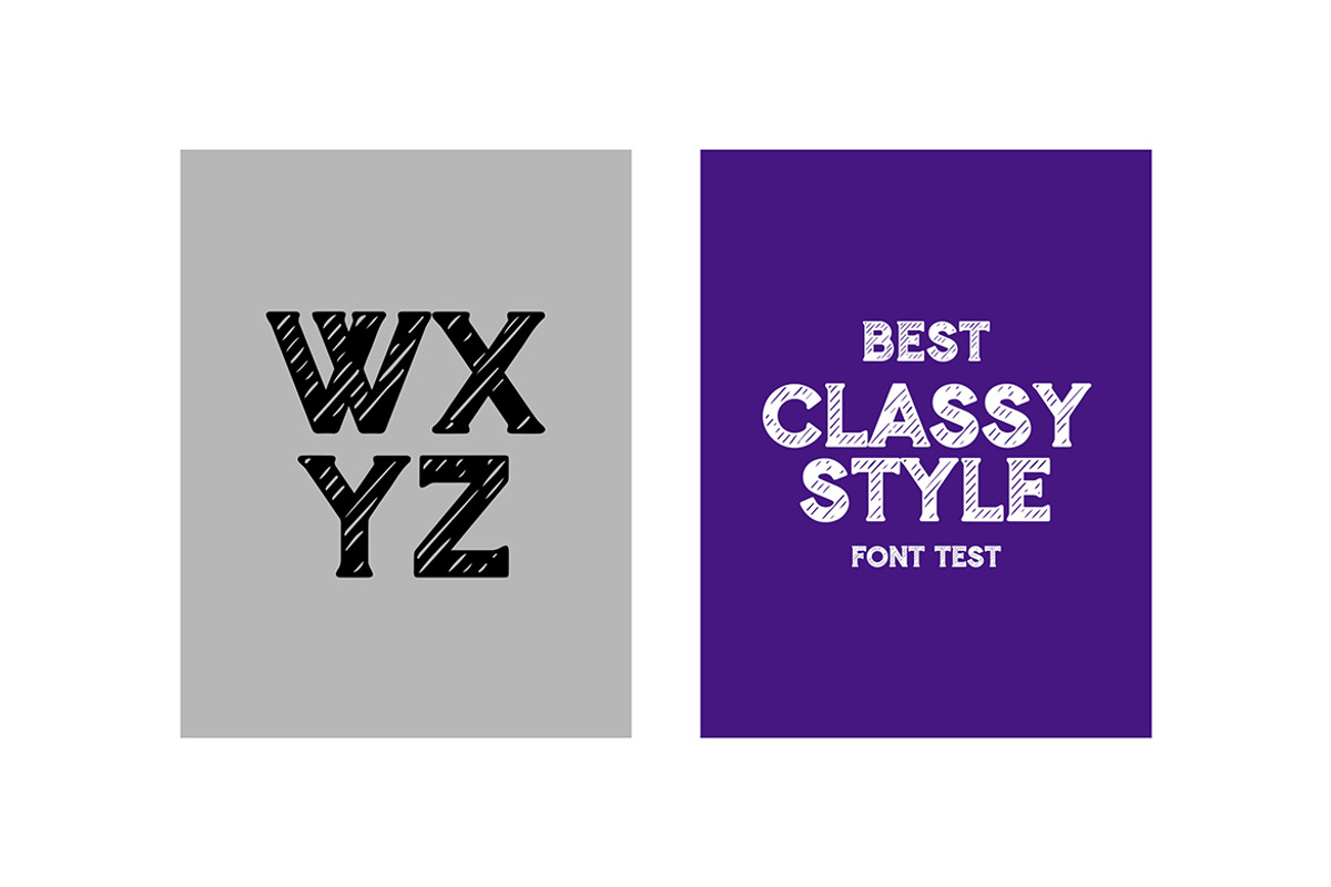 Rough Riders Modern Textured Font, a Serif Font by UICreative (Photo 4 of 13)