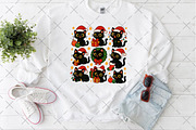 Christmas Black Cat PNG, an Illustration by Craft Nest (Thumbnail 3 of 6)