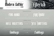 Elderich, a Blackletter Font by kerismaker (Thumbnail 2 of 12)