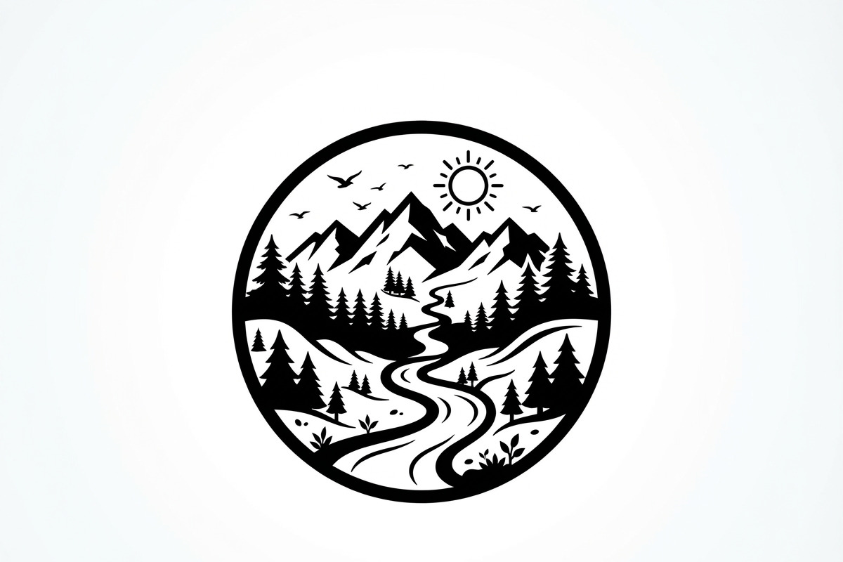 60 Eco Globe Landscape Silhouette, a Technology Illustration by Amazin_art (Photo 48 of 49)