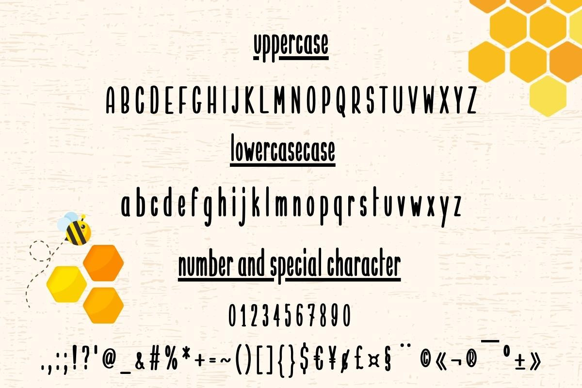 Honey Lemon Bliss - Handwritting, a Handwritten Font by Charmingbear59.design (Photo 5 of 5)