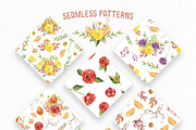 Floral Patterns Bundle 90% OFF, a Pattern Graphic by Spasibenko Art (Thumbnail 15 of 21)