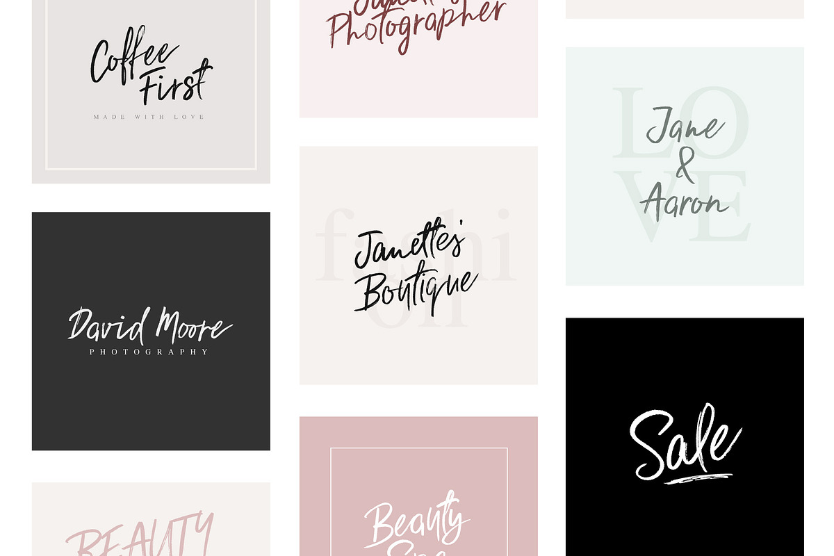 Sad Riff with 6 Stylistic Sets, a Script Font by Rad Fonts (Photo 10 of 12)