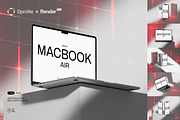 MacBook and iPhone Mockup Set, an iPhone Mockup by Renderteam (Thumbnail 1 of 17)