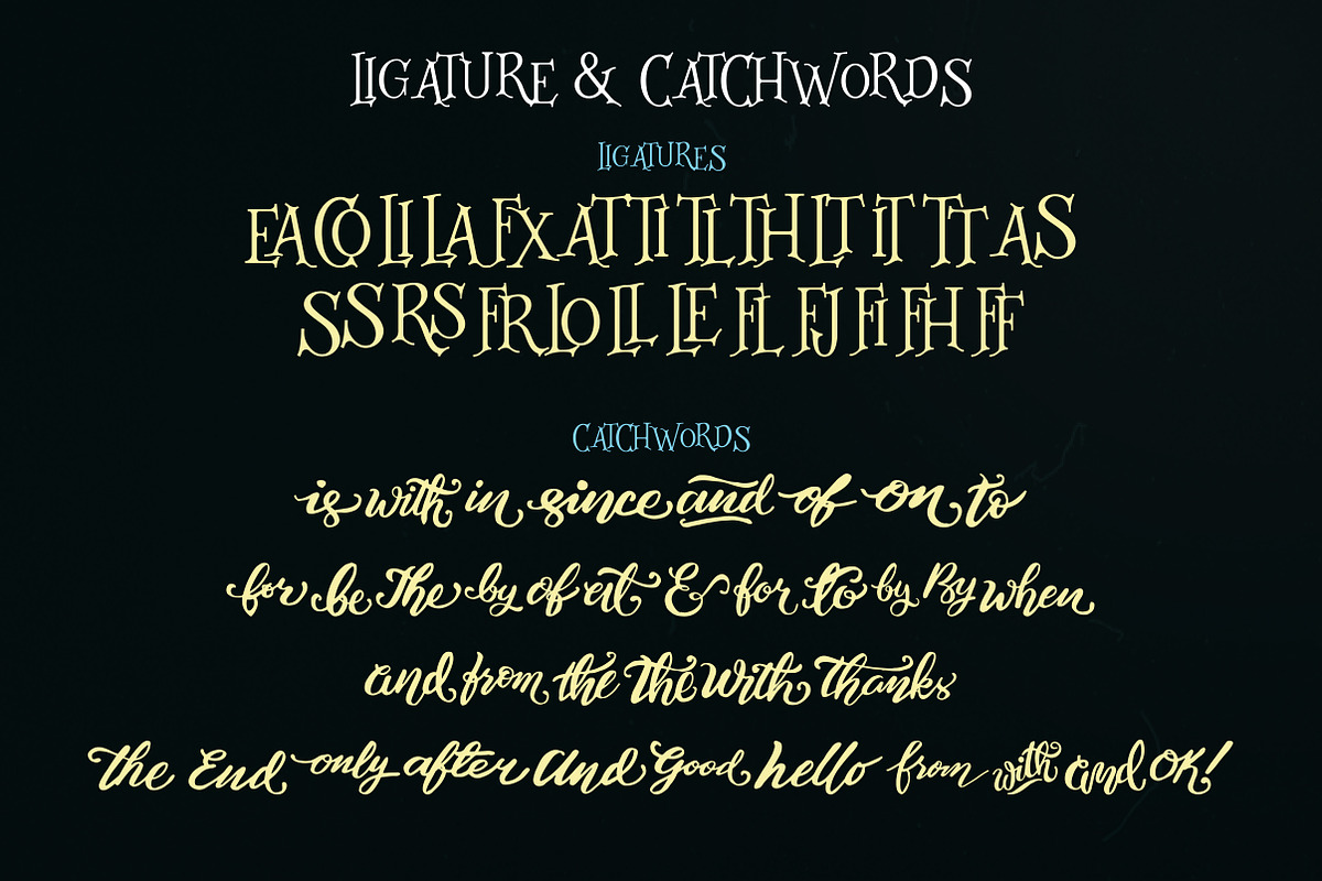 Silenthell Typeface + Bonus preview 4