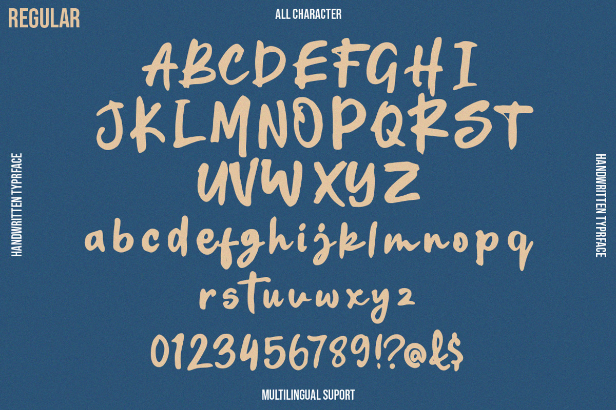 Bad Day, a Font by Struggle Studio (Photo 4 of 8)