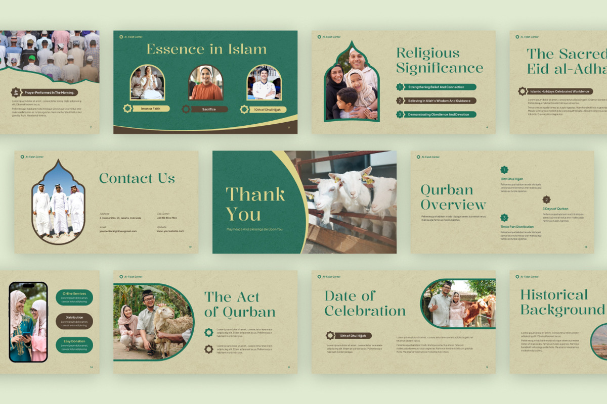 Eid al-Adha Google Slides, a Presentation Template by Loin Studio (Photo 4 of 4)