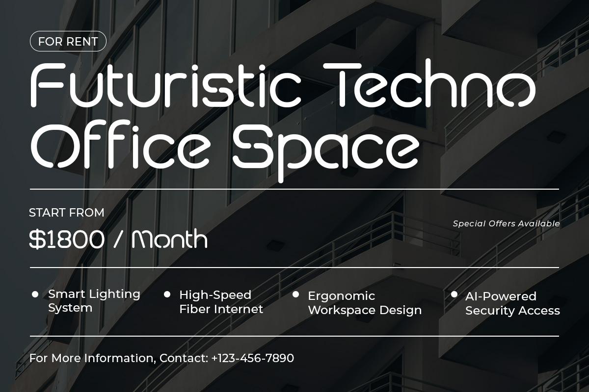 Phyon – Rounded Futuristic Sans Type, a Sans Serif Font by roomspace creative lab (Photo 12 of 12)