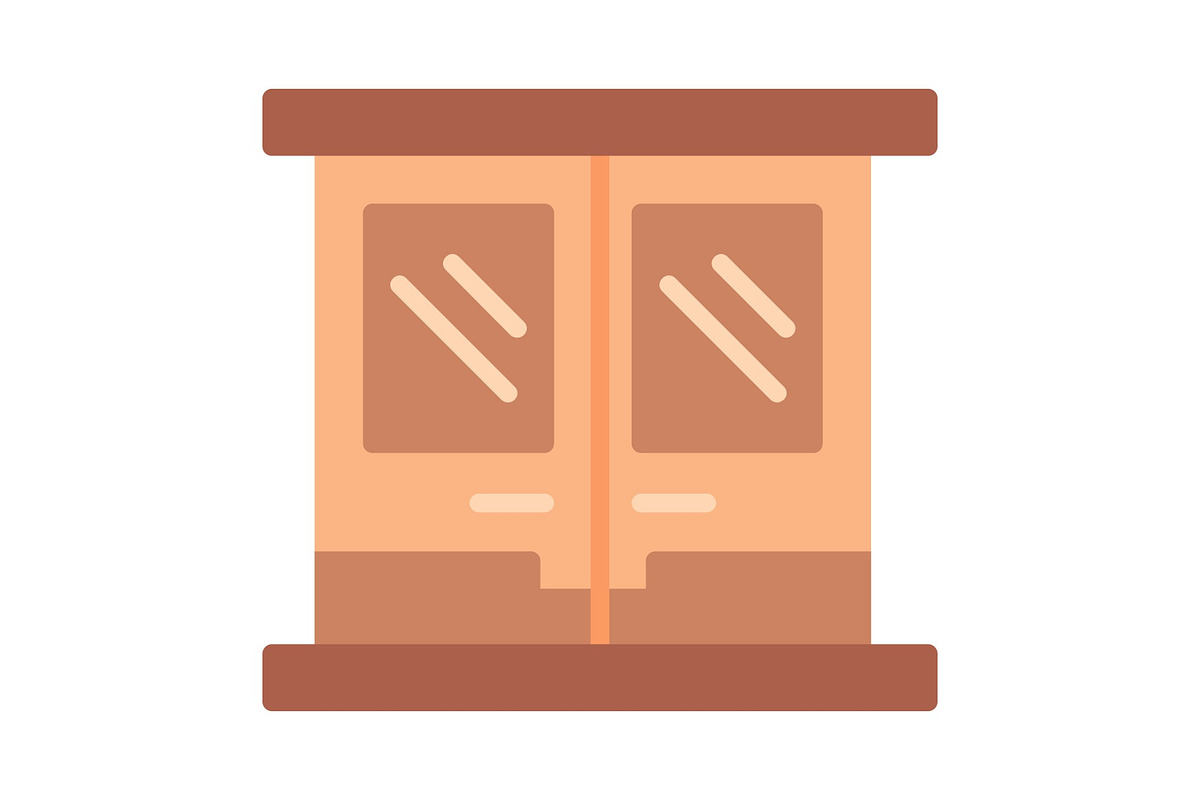 Door Flat Icon, a Duotone Icon by Pexelpy (Photo 1 of 2)