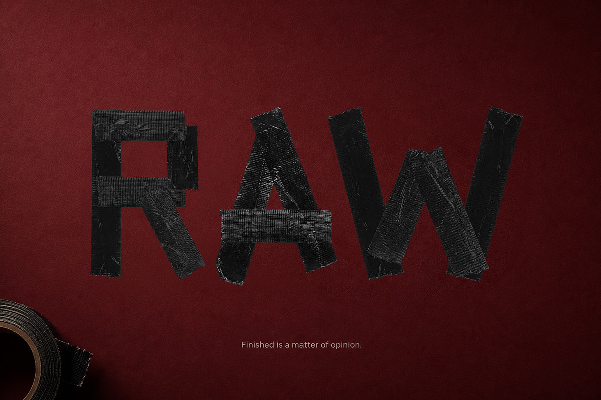 Tape Black Font, a Sans Serif Font by Handmadefont (Photo 10 of 15)
