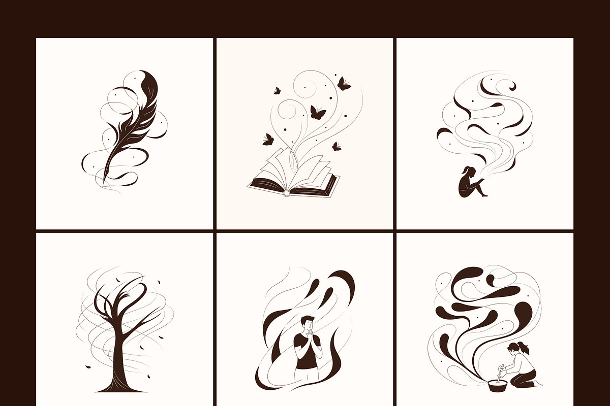150 Mindfulness Illustration, a Person Illustration by Prosymbols (Photo 8 of 13)