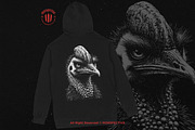 10 Bundle Dark Art Cassowary Bird, an Illustration by Morspective (Thumbnail 4 of 7)
