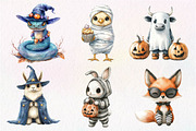 Quirky Halloween Animals Clipart, an Illustration by Dream Creation (Thumbnail 3 of 7)