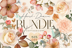 HandDrawn CottageCore Bundle