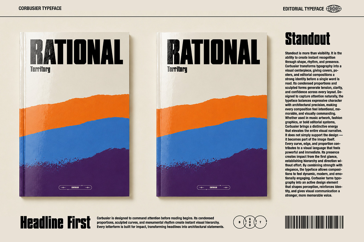 Corbusier Sans Serif Typeface, a Sans Serif Font by God Control (Photo 4 of 12)