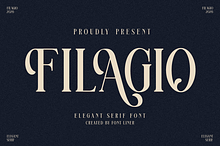 Filagio - Luxury Stylish Serif Font