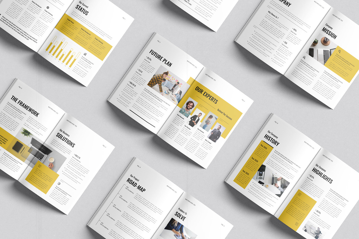 Business White Paper Template, a Brochure Template by DesignCrest (Photo 9 of 13)