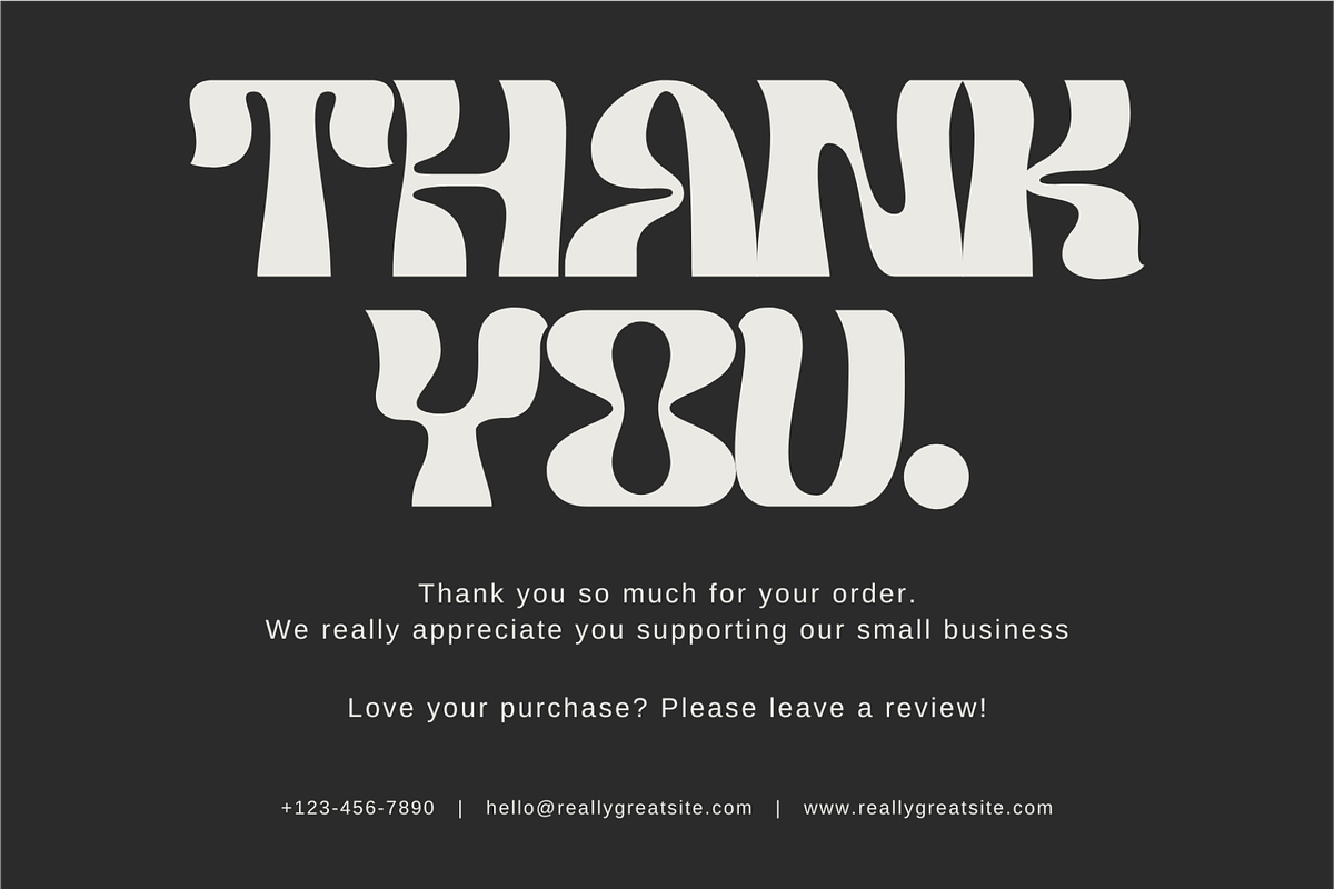 Card Template Thank You, a Graphic by Dheny Designer (Photo 3 of 11)