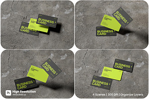 Business Card Mockup, a Merchandise Mockup by HanaSaka_Studio