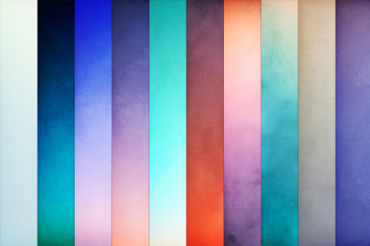 30 Flat Watercolor Textures preview 2