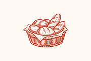 Bake and Pastry Illustration Set, a Food Illustration by ™Creasi (Thumbnail 5 of 6)