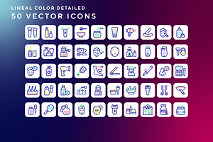 Cosmetology icons, an Outline Icon by Wencory