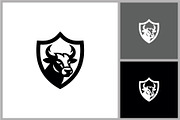 Bull Head Shield Logo, a Branding & Logo Template by quadrazo (Thumbnail 2 of 2)