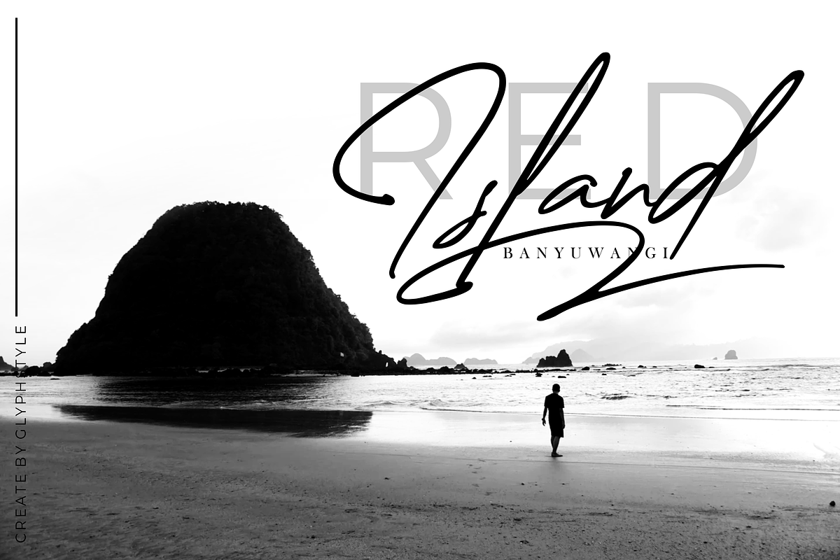 Creattion a Ink Stylish Signature, a Script Font by Glyphstyle (Photo 3 of 13)