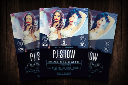 PJ Show Flyer Template