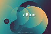 Blue | Soft Fluid Backgrounds, a Background Graphic by dvtchk (Thumbnail 2 of 4)