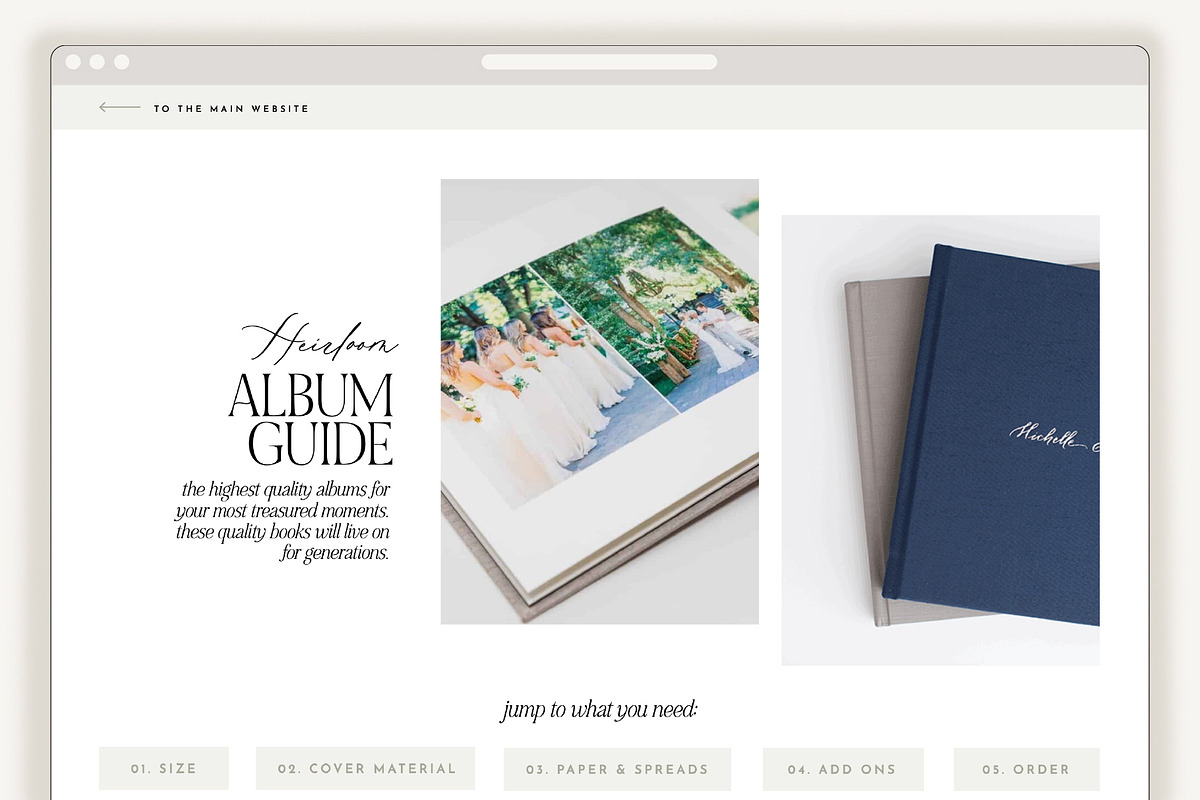 Showit Album Pricing Guide, a Marketing Template by Rachel Kick (Photo 1 of 2)
