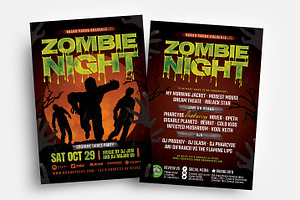 Halloween Party Flyer Template, a Flyer Template by BrandPacks