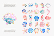 Preppy coastal clipart set, a Decorative Illustration by Patishop Art (Thumbnail 3 of 15)