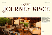Borello Modern Editorial Serif Font, a Serif Font by Vadovastd (Thumbnail 4 of 7)