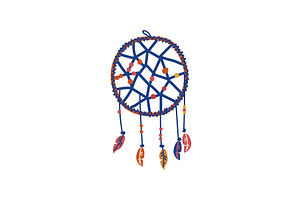 Dream Catcher With Feathers, Boho