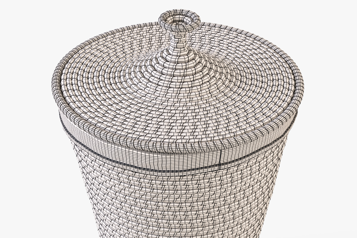 Laundry Basket IKEA Asunden, an Object 3D Model by Markelos (Photo 10 of 12)