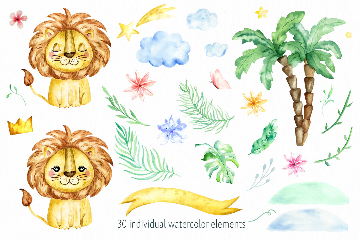 Watercolor Bundle Cute baby!, a Graphic by Irene_Boiko_ART (Photo 22 of 25)