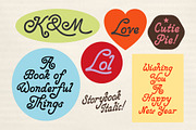Storybook - Retro Hand-drawn Italic, a Handwritten Font by Studio Funshop by Kelli (Thumbnail 2 of 9)