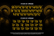 Berga Mont Typeface, a Blackletter Font by alit design (Thumbnail 16 of 17)