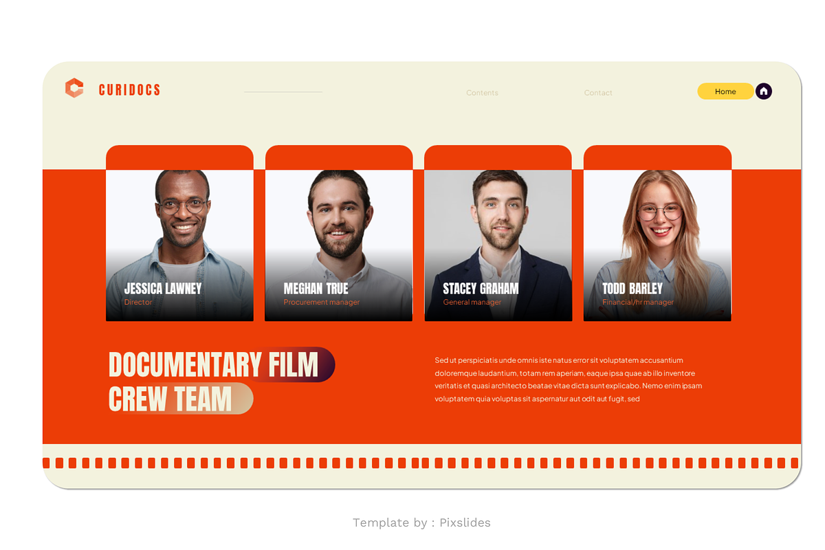 Documentary Film PowerPoint, a Presentation Template by Pixslides (Photo 5 of 7)
