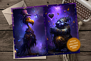 Fantasy Characters Junk Journal Kit, an Illustration by Print Haven Mochi Vintage (Thumbnail 2 of 15)