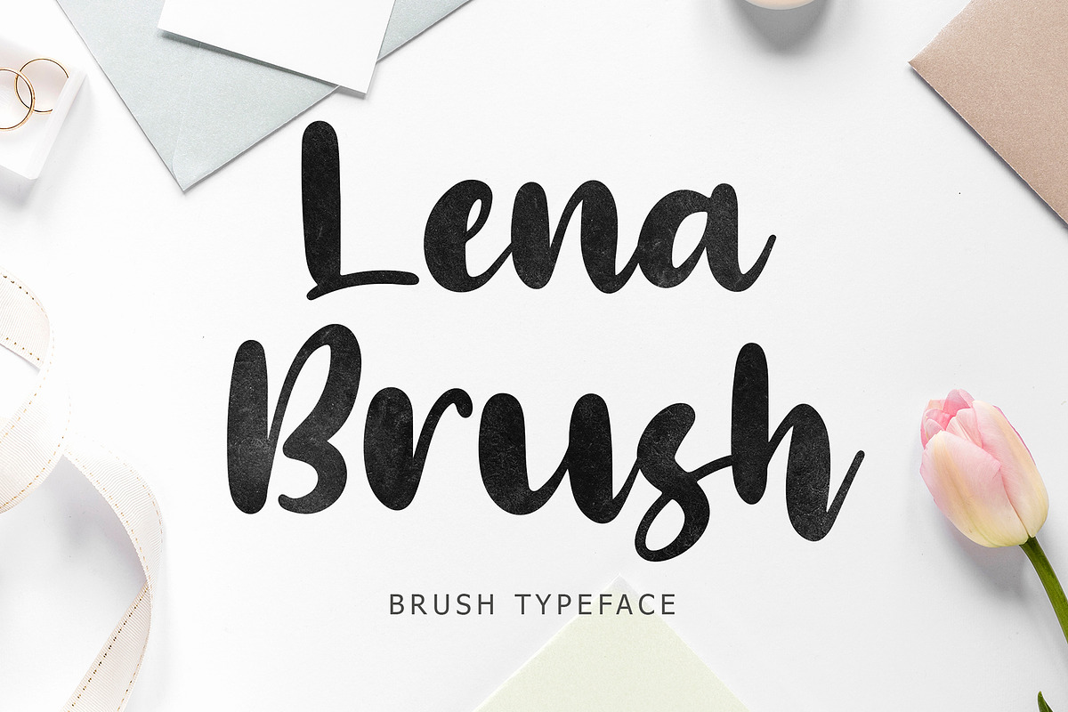 Lena Brush Typeface